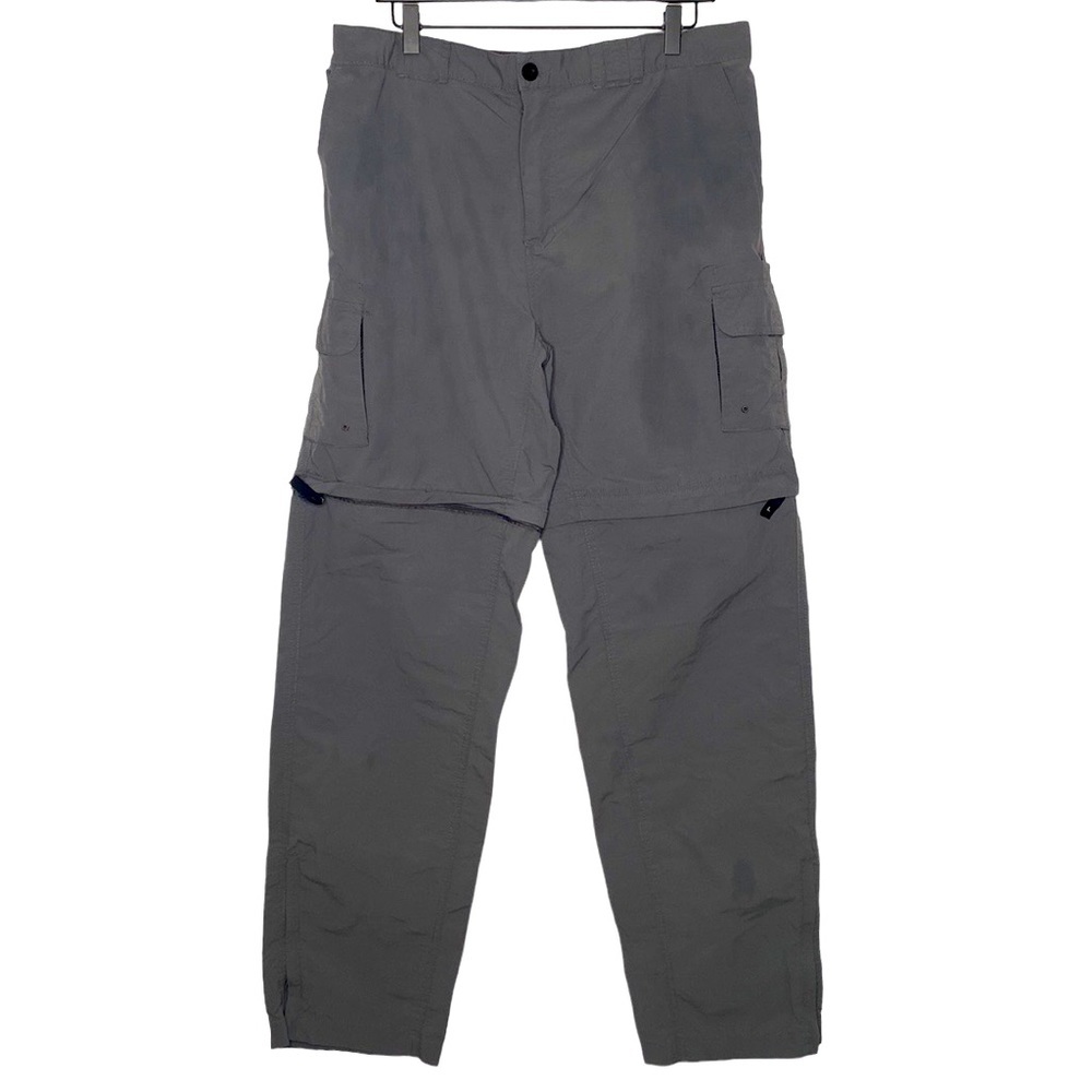 Magellan Outdoors Men's Gray Convertible Cargo Pants Water-Repellant size XL